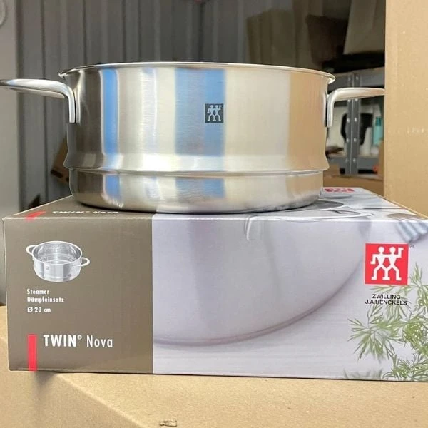 Xửng hấp Zwilling Nova 20cm Được làm bằng thép không gỉ 18/10 chất lượng cao với đường kính 20 cm, SIGMA Clad 3 lớp Xửng hấp Zwilling Nova 20cm Được làm bằng thép không gỉ 18/10 chất lượng cao với đường kính 20 cm, SIGMA Clad 3 lớp