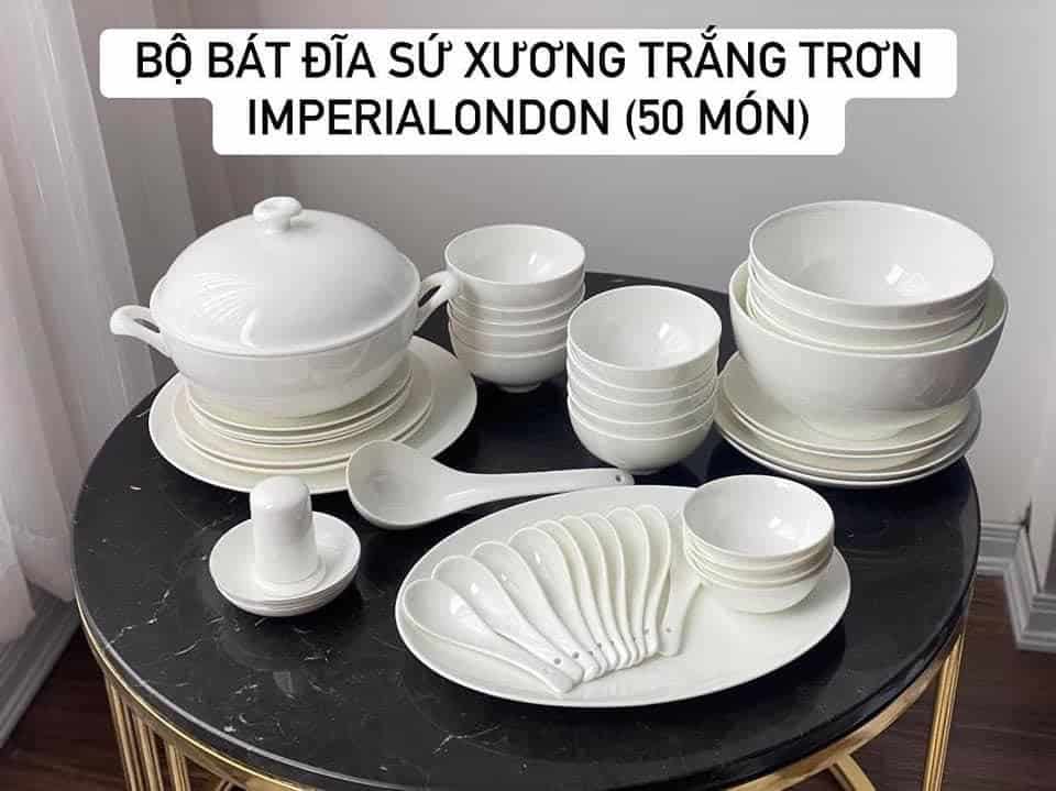 Imperial London 50 món Màu trắng trơn