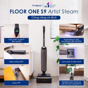 So sánh hai mã hút bụi Tineco Floor One S9 Artist Steam và Tineco Floor One S9 Artist 2