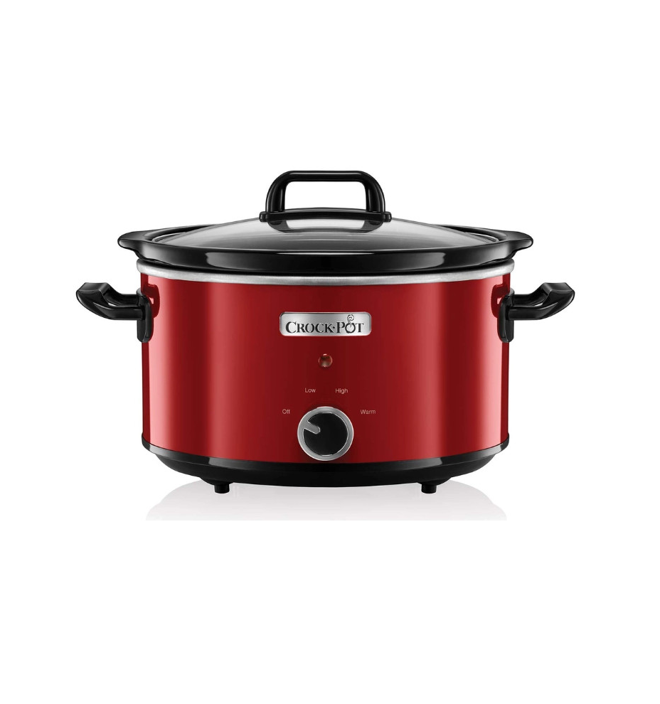 Nồi nấu chậm Crock Pot màu đỏ