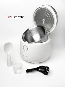 Nồi cơm điện tử inox 1,2L 2LOCK Korea - Diệp Anh hàng Đức