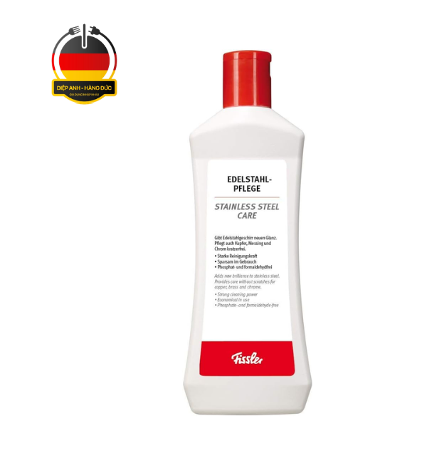 dung dịch tẩy vết ố nồi chảo fissler stainless steel cleaner 250ml - Diệp Anh hàng Đức