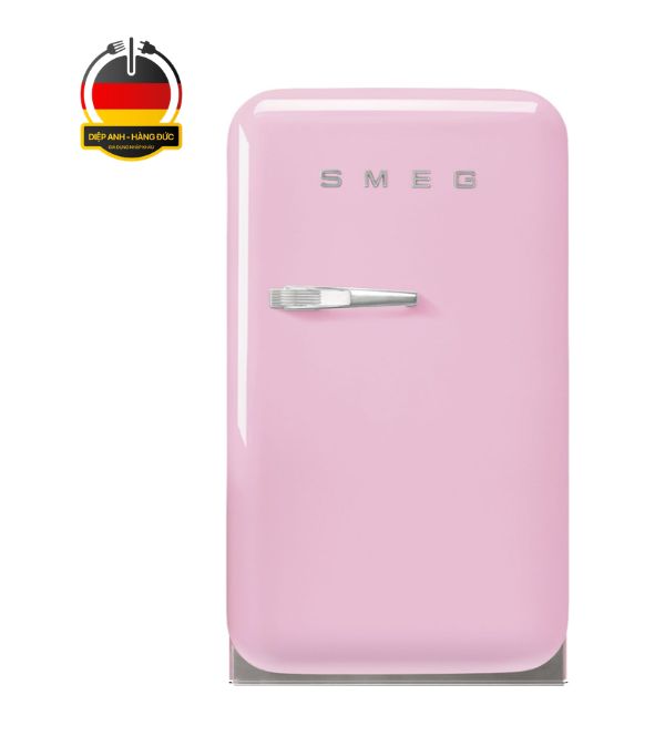 Tủ Lạnh Mini SMEG FAB5RPK6 34L màu hồng - Diệp Anh hàng Đức