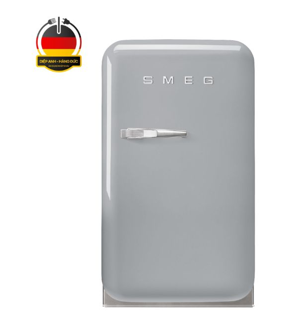Tủ Lạnh Mini SMEG FAB5RSV6 34L màu ghi - Diệp Anh hàng Đức