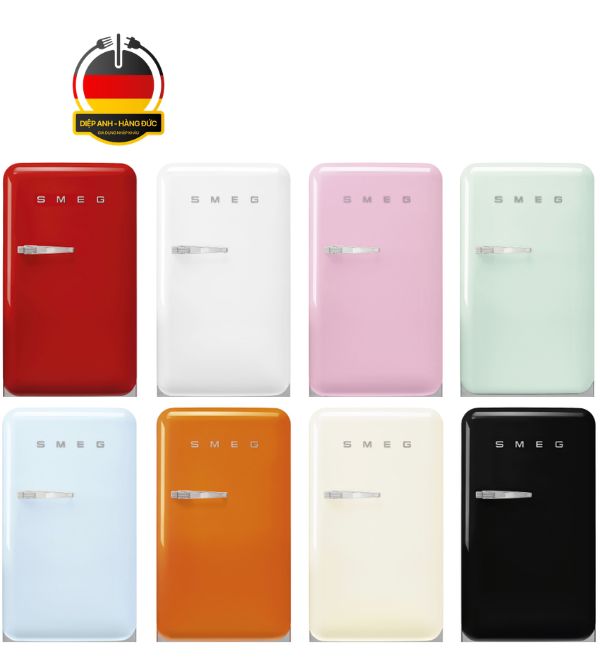 Tủ lạnh mini Smeg FAB10 màu trơn 122L - Diệp Anh hàng Đức