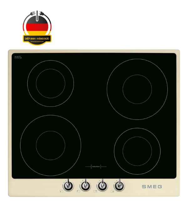 Bếp từ 4 vùng nấu Smeg SI964PM 7400 W Victoria - Diệp Anh hàng Đức