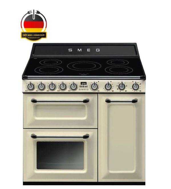 Bếp từ kết hợp lò nướng Smeg TR93IP2 Victoria 15000W màu kem - Diệp Anh hàng Đức