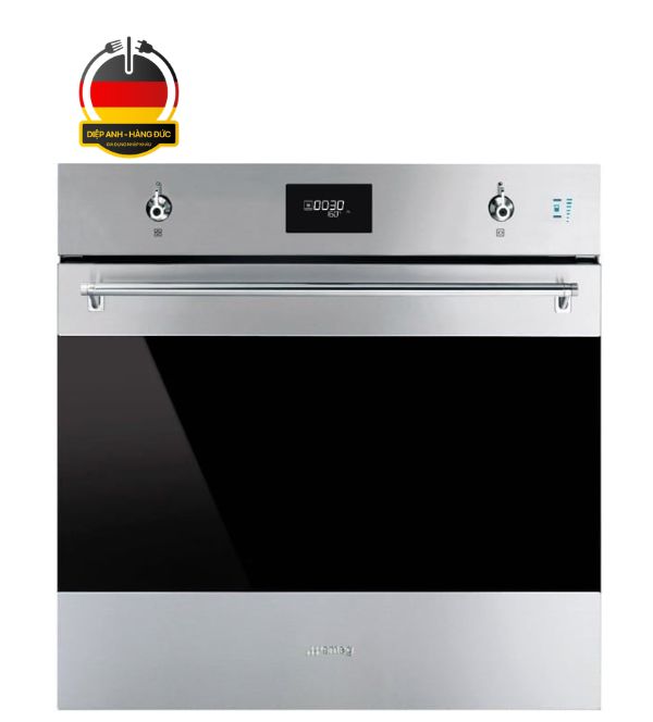 Lò nướng kèm hấp Smeg Classica SO6301S2X âm tủ inox - Diệp Anh hàng Đức