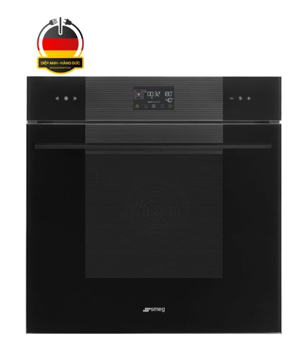 Lò nướng kèm hấp Smeg SOP6102S2PB3 pyrolytic màu đen - Diệp Anh hàng Đức