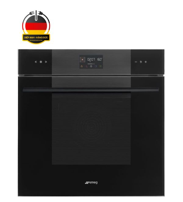 Lò nướng kèm vi sóng âm tủ Smeg Linea 60cm SO6102TB3 màu đen - Diệp Anh hàng Đức