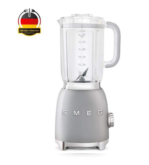 Máy Xay Sinh Tố Smeg BLF01SVEU Màu BẠC - Gia Dụng Nhập khẩu Châu Âu - Diệp Anh - hàng Đức