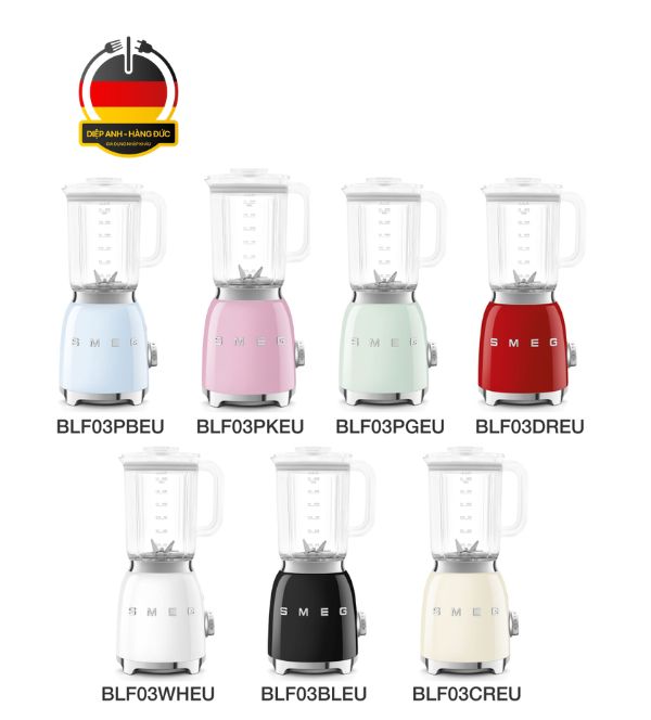 Máy Xay Sinh Tố Smeg BLF03 - Gia Dụng Nhập khẩu Châu Âu - Diệp Anh - hàng Đức