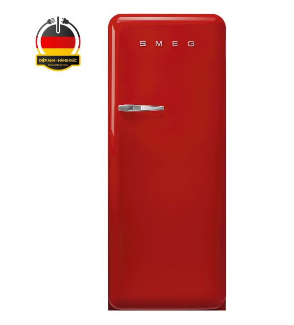 Tủ lạnh SMEG FAB28RRD6 màu đỏ 2026 BẢN LỀ PHẢI 270L - Diệp Anh hàng Đức