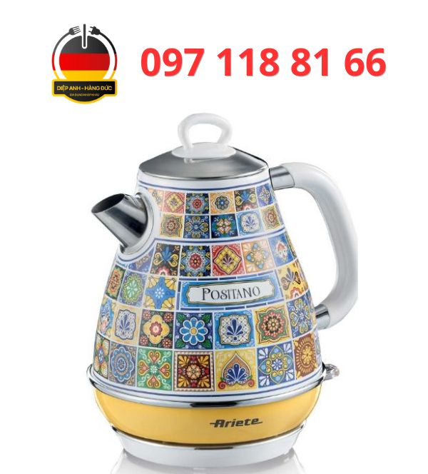 Ấm siêu tốc Ariete 00C28690PARO Positano - Diệp Anh hàng Đức