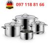 Bộ nồi WMF Aparto 4 món - Diệp Anh hàng Đức