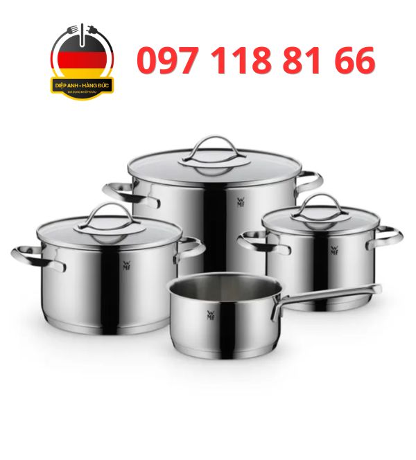 Bộ nồi WMF Aparto 4 món - Diệp Anh hàng Đức
