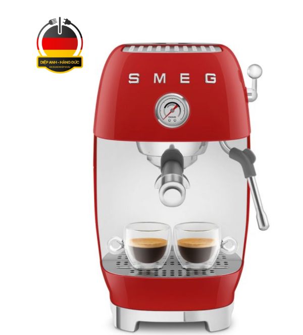 Máy pha cafe bán tự động Smeg ECF03RDEU - Diệp Anh Hàng Đức