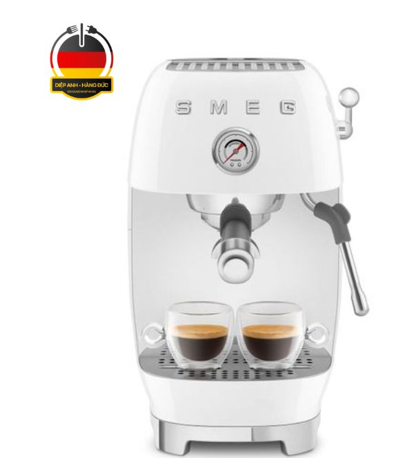 Máy pha cafe bán tự động Smeg ECF03WHEU - Diệp Anh Hàng Đức